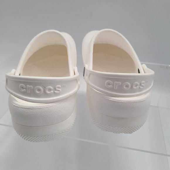Crocs SpecialistII 204590-100 White Professional Slip on Comfort Womens Sz 11 - Picture 5 of 7